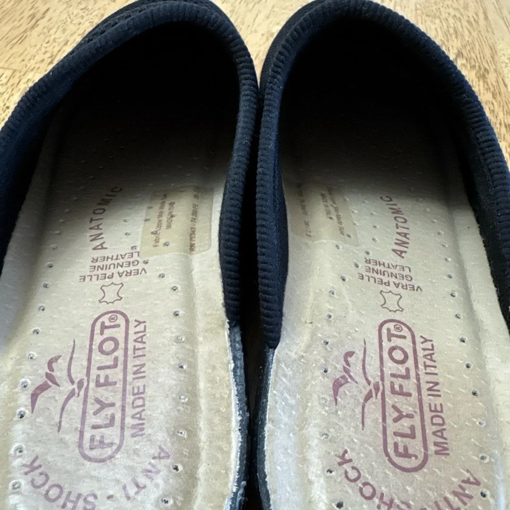 Fly Flot Black mesh Slip-on Mule Clog size 7.5 - Picture 7 of 7